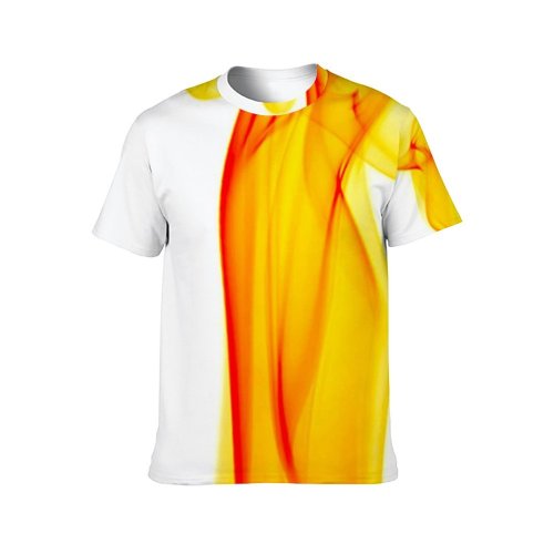 yanfind Adult Full Print Tshirts (men And Women) Abstract Aroma Art Curve Dynamic Flow form Magic Motion Smell Smooth