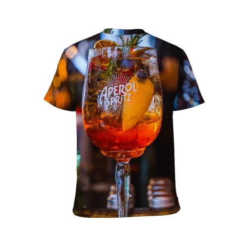 yanfind Adult Full Print T-shirts (men And Women) Restaurant Dark Bar Party Glass Beer Wine Nightlife Pub Whisky