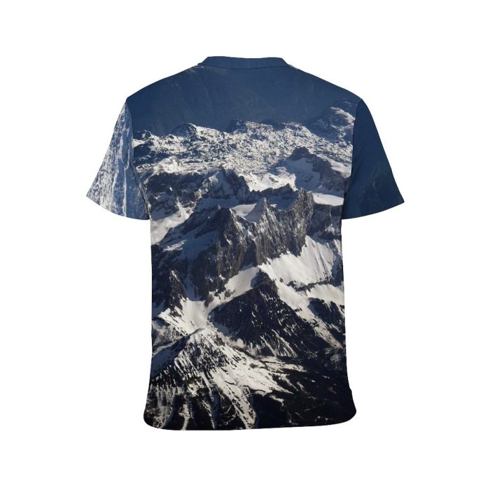 yanfind Adult Full Print Tshirts (men And Women) Alpine Alps Beautiful Beauty Clear High Horizon Lake Landscape Light Meadow