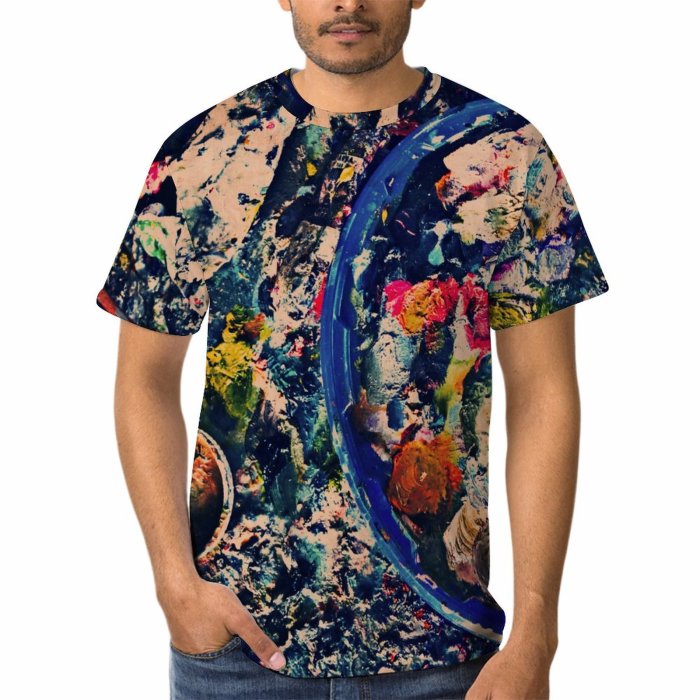 yanfind Adult Full Print Tshirts (men And Women) Art Stroke Paintstroke Paintertable