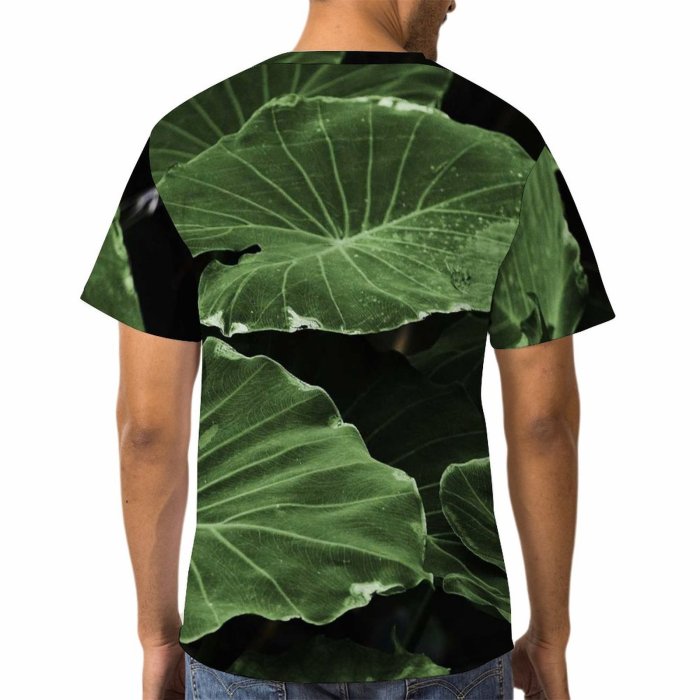 yanfind Adult Full Print T-shirts (men And Women) Header Leaf Leaves Plant