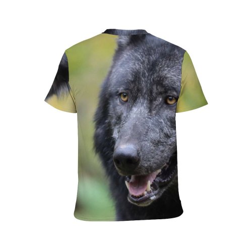 yanfind Adult Full Print T-shirts (men And Women) Portrait Big Canidae Carnivore Danger Dangerous Depth Field Fur Furry Hunter