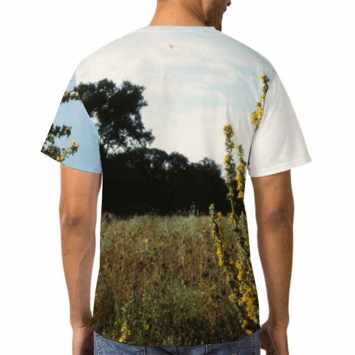 yanfind Adult Full Print Tshirts (men And Women) Landscape Trees Natural Outside Plants Woods Sky