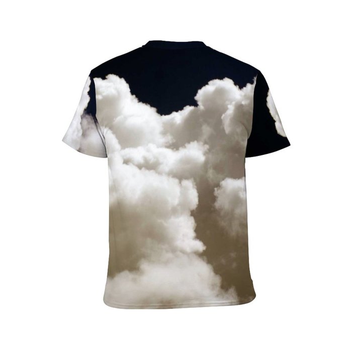 yanfind Adult Full Print T-shirts (men And Women) Abstract Backdrop Beautiful Beauty Cloud Clouds High Landscape Light Natural Outdoors-