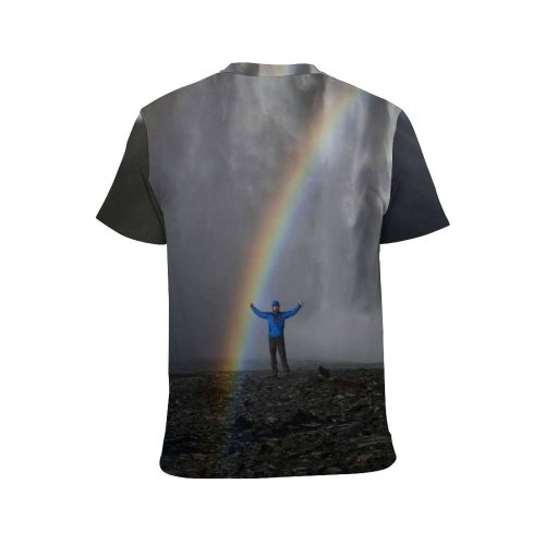 yanfind Adult Full Print T-shirts (men And Women) Light Landscape Storm Travel Motion Seashore Waterfall Rock Science Outdoors