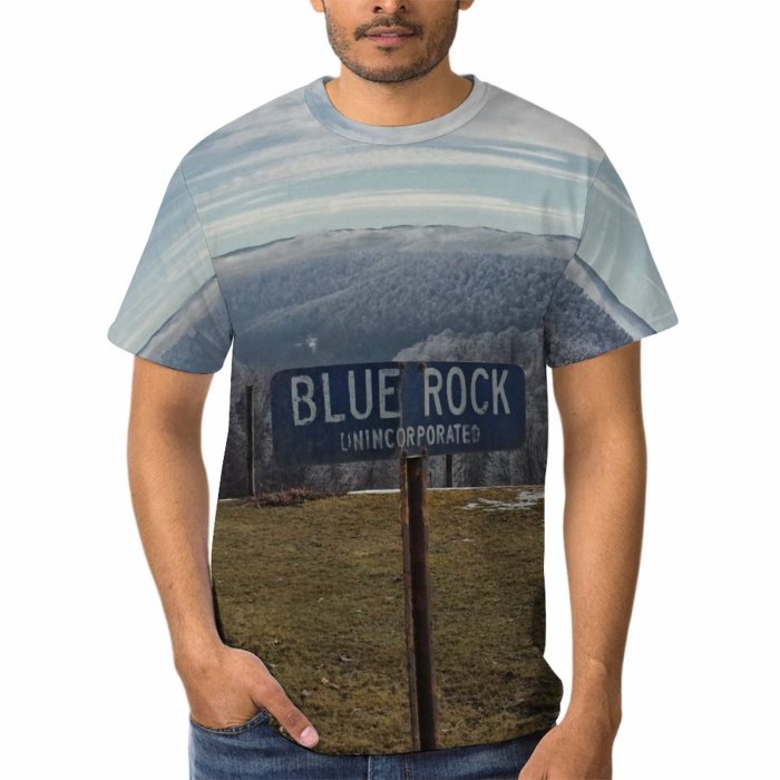 yanfind Adult Full Print T-shirts (men And Women) Landscape Unincorporated Rock West Virginia