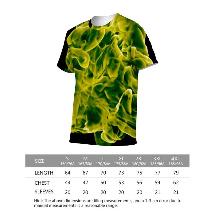 yanfind Adult Full Print T-shirts (men And Women) Abstract Beautiful Blaze Blazing Bonfire Burn Closeup Cozy Danger Design Detail Energy