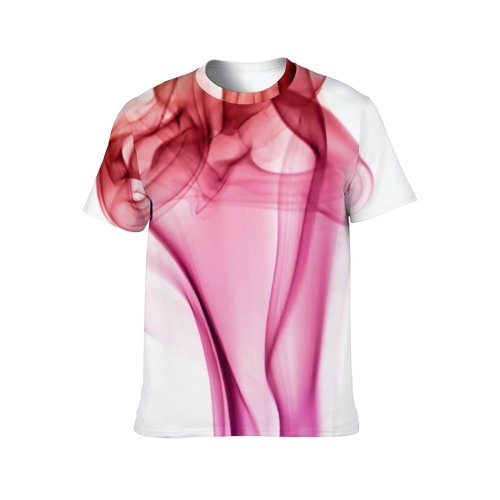 yanfind Adult Full Print Tshirts (men And Women) Abstract Aroma Art Curve Dynamic Elegant Flow form Incense Magic Motion