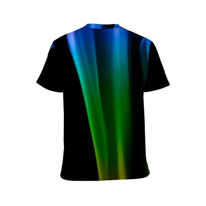 yanfind Adult Full Print T-shirts (men And Women) Abstract Rainbow Aroma Aromatherapy Smell