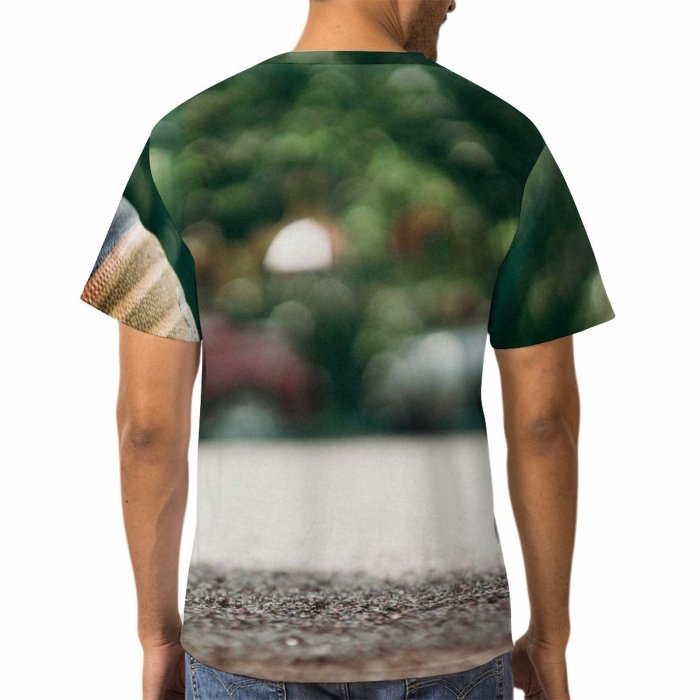 yanfind Adult Full Print T-shirts (men And Women) Wood Light Sea City Beach Sand Art Street Ocean Summer