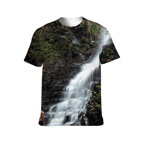 yanfind Adult Full Print T-shirts (men And Women) Wood Creek Park Leaf Tree