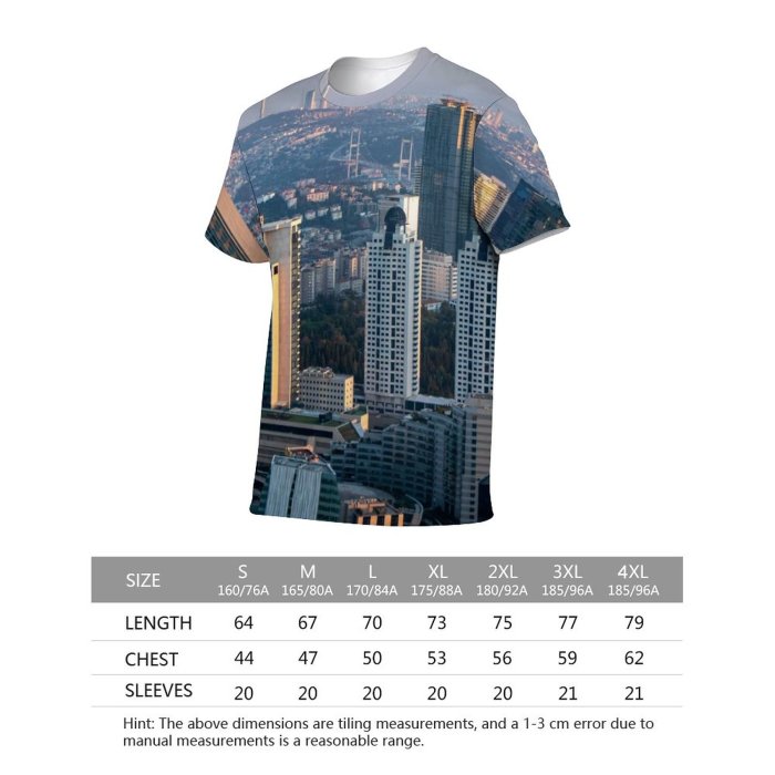 yanfind Adult Full Print T-shirts (men And Women) Sunset Office Harbor Tallest