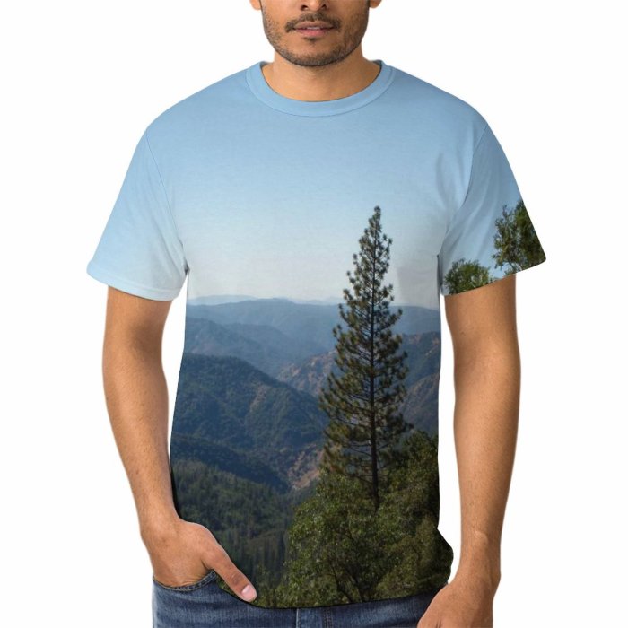 yanfind Adult Full Print Tshirts (men And Women) Landscape Yosemite National California USA