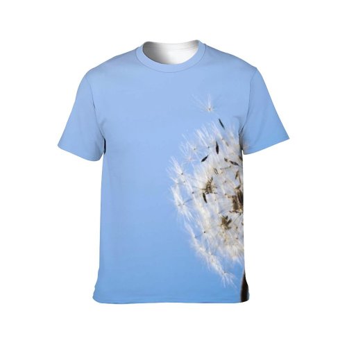 yanfind Adult Full Print T-shirts (men And Women) Abstract Blow Blowing Botany Dandelion Delicate Design Fertility Flora Fluff Flying Fragile