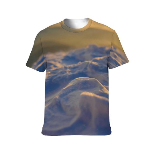 yanfind Adult Full Print T-shirts (men And Women) Sea Beach Ocean Summer Dusk Outdoors