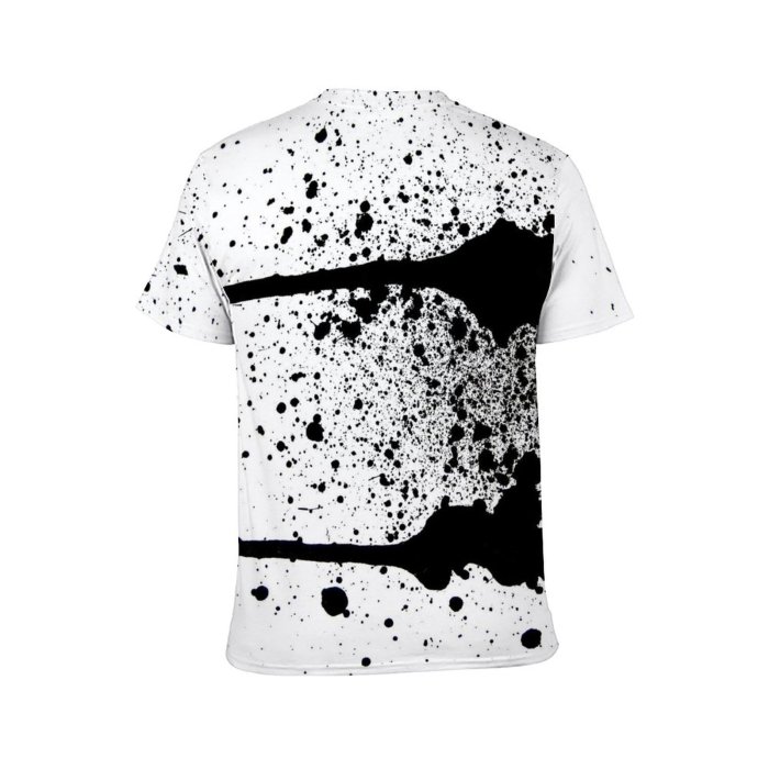 yanfind Adult Full Print Tshirts (men And Women) Splatter Splat Inkblot Spatter Stain Dot Isolated Decoration Liquid Concept Blob Drip