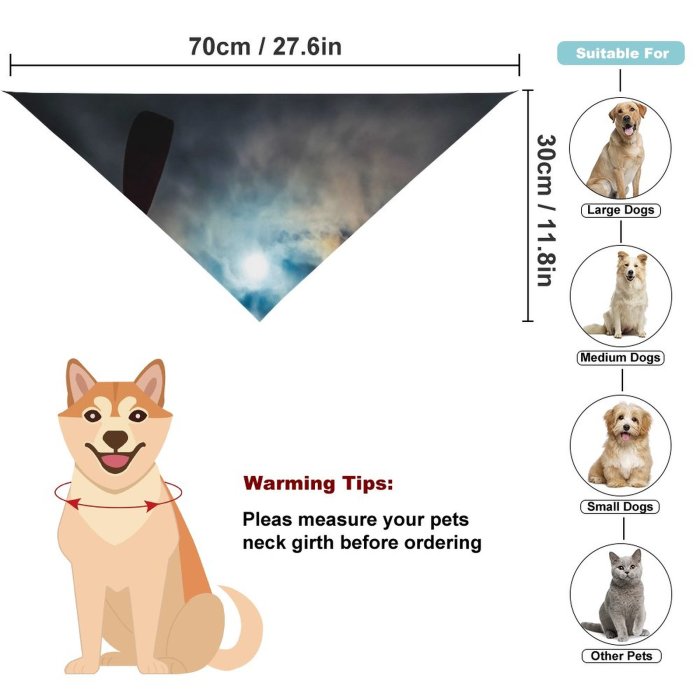 Pet Scarf  Kerchiefs Accessories for Small to Large Dogs Cats