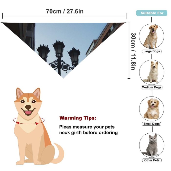 Pet Scarf  Kerchiefs Accessories for Small to Large Dogs Cats