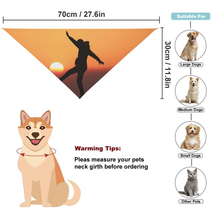 Pet Scarf  Kerchiefs Accessories for Small to Large Dogs Cats