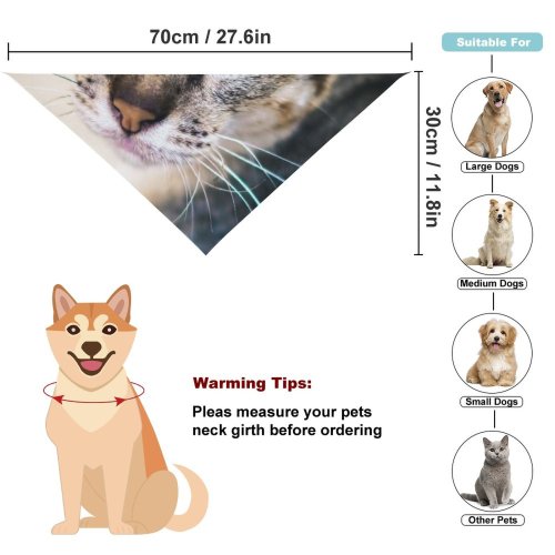 Pet Scarf  Kerchiefs Accessories for Small to Large Dogs Cats