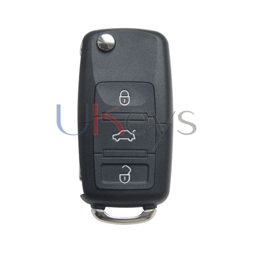 P/N 1KO 959 753 N flip key HU66 3 button 434Mhz Remote key for VW Skoda Passat Golf Bora Jetta 1K0959753N