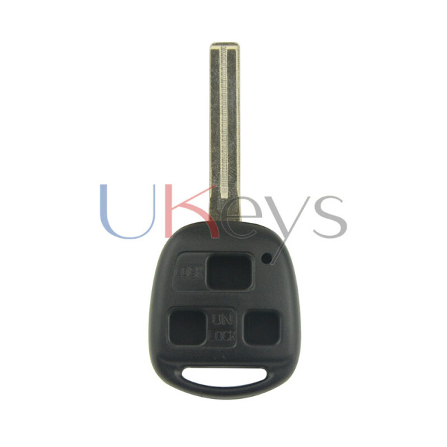 Remote key shell 3 button TOY48 long blade for Lexus GX470 RX350 SC430 2006 - 2009