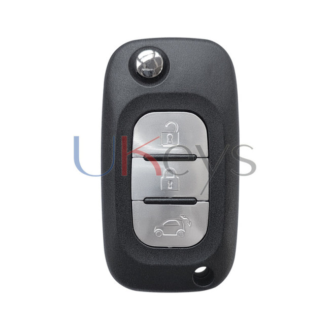 Flip remote Key shell 3 button for Mercedes Benz Smart Fortwo 453 Forfour 2015 2016 2017