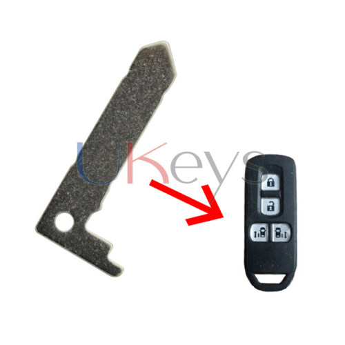 New Emergency key for Honda smart key blade
