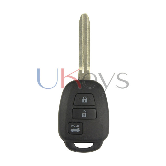 FCC HYQ12BDM Remote key shell 3 button for Toyota