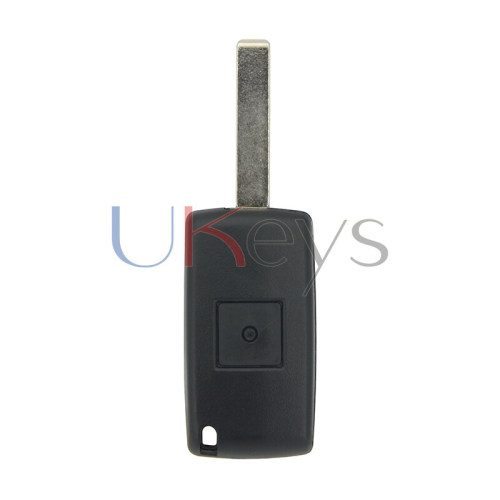 CE0523 Flip key 3 button middle trunk HU83 blade 434Mhz with ID46 PCF7941 chip ASK for Peugeot 207 307 407 807 Citroen C2 C3 C4 C5 C8