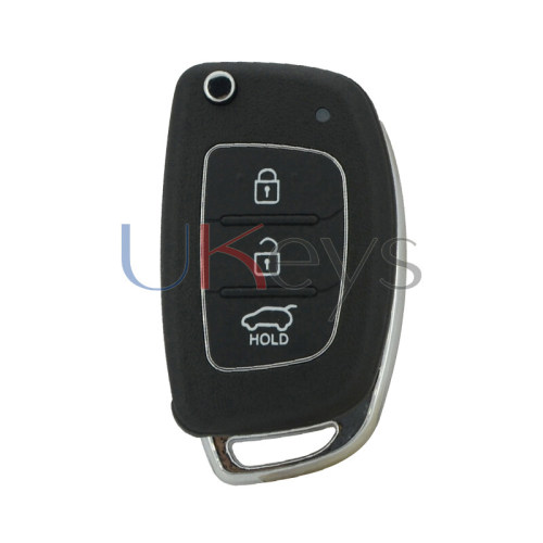 PN 95430-2W400 Flip remote key shell 3 button for Hyundai Santa Fe 2012-2015