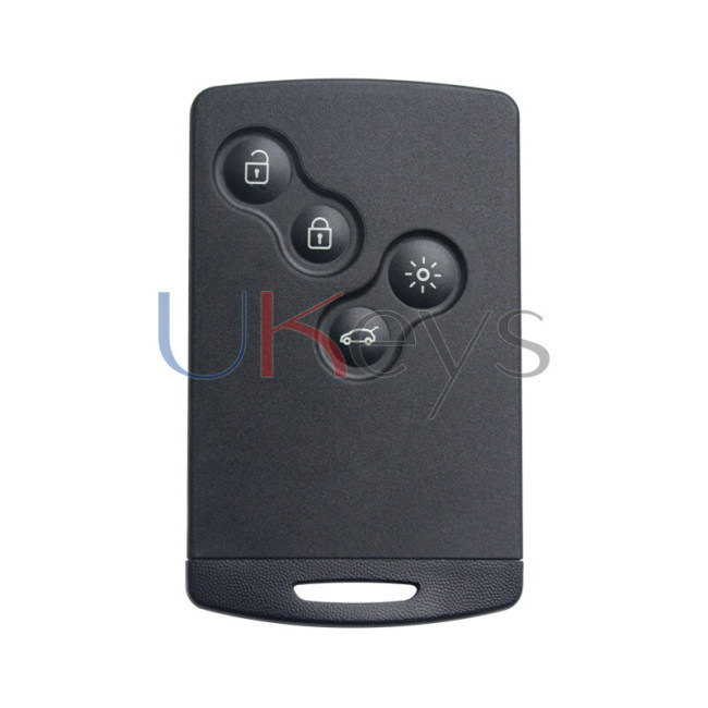 Smart key shell 4 button for Renault Koleos Laguna III Megane III Scenic III