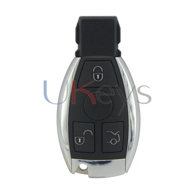 IYZDC07 BGA Smart key shell 3 button with battery holder for Mercedes Benz E Class S Class C Class Sl Class CL Class 2000-2014