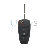 Flip key shell 3 button for Ford Focus Mondeo C-Max