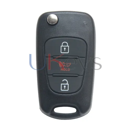 NYOSEKSAM11ATX  Flip key shell 3 button for Hyundai Elantra Kia Sportage