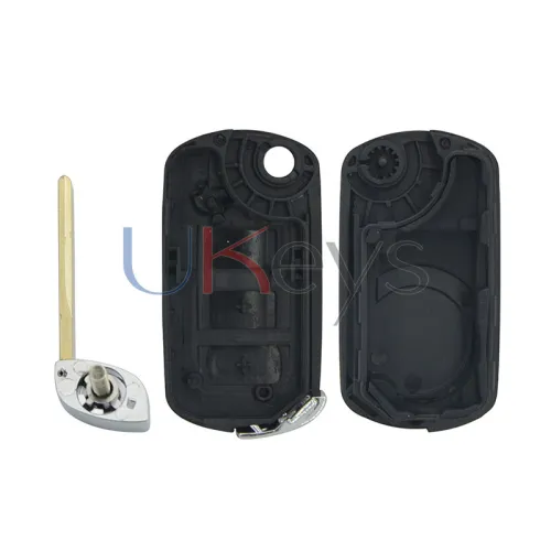 Flip key shell HU92  3 button for Landrover LR3 LR4 Range rover