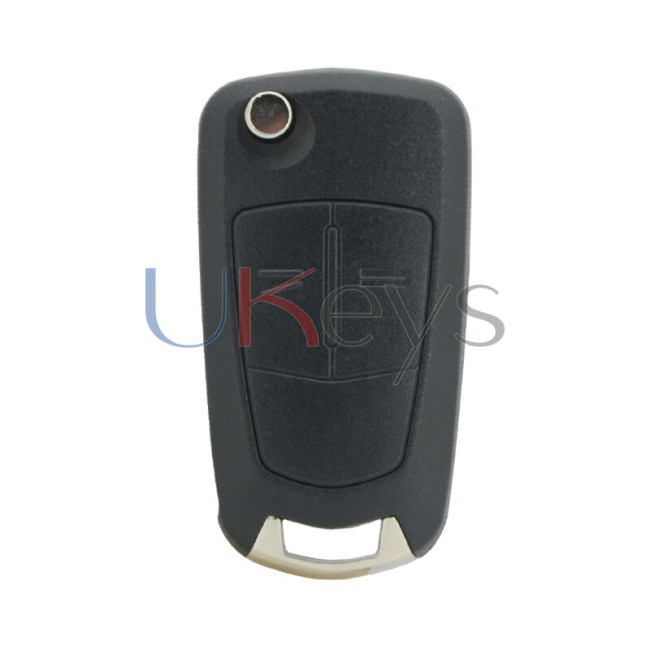 Valeo 736 743-A flip key 2 button HU100 433Mhz PCF7941chip ASK HITAG2 for Opel astra zafira 2004 2005 2006 2007 2008 2009