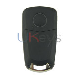 DELPHI G1-AM433TX  93189840 flip remote key 2 button HU100 433Mhz ID46-PCF7941 chip G1-AM433TX for Opel Corsa D 2007 2008 2009 2010 2011 2012