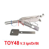 Lishi 2in1 Decoder TOY48 v.3 Ign/Dr/Bt