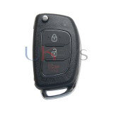 Flip key shell 3 button for Hyundai Elantra Genesis 2009 2010