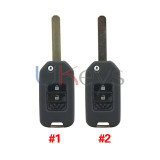Flip remote key shell 2 button for Honda Civic 2015+ 35118-TV0-E20