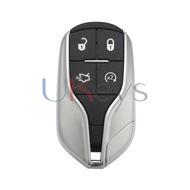 FCC M3N-7393490 Smart key 4 button 433mhz  ID46 chip for Maserati Quattroporte Ghibli 2012 - 2015