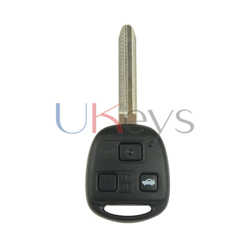 4C chip PN 89071-48110 Remote key 3 button TOY43 blade 434mhz for Toyota Land Cruiser FJ Cruiser Prado 2004-2009 89071-50171 89071-60030