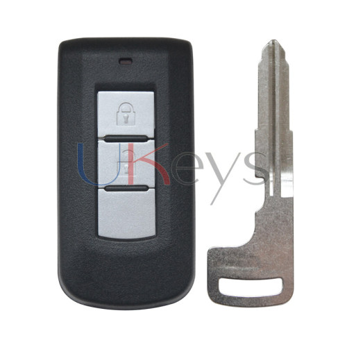 FCC G8D-644M-KEY-E keyless go smart key 2 button 433mhz ID46-PCF7952 chip for Mitsubishi ASX Lancer Outlander 2010-2015