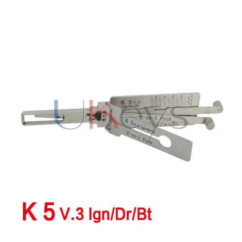 Lishi 2in1 Pick K5 V.3 Ign/Dr/Bt