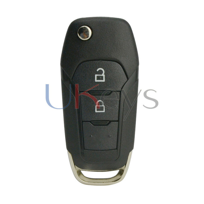 Flip key shell 2 button HU101 for Ford Ranger Ecosport 2016-2018