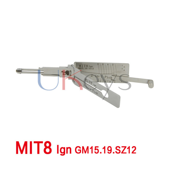 Lishi 2in1 Pick MIT8 Ign GM15.19.SZ12