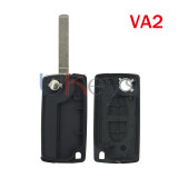CE0523 remote key shell 2 button VA2/HU83 for Peugeot 207 307 407 807 Citroen C2 C3 C4 C5 C8