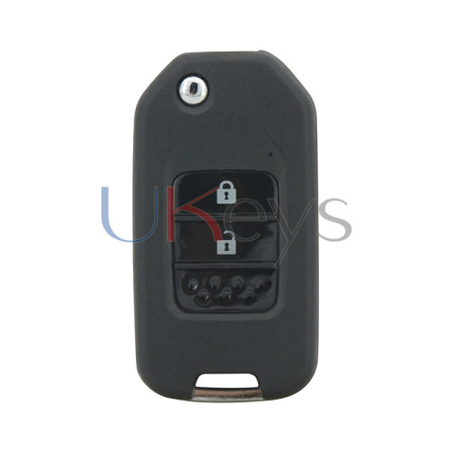 TWB1G721 Flip remote key 2 button 434Mhz G chip FSK ID47-Hitag 3-PCF7961 for Honda Civic HR-V CR-V Accord Jade Crider Odyssey 2015-2018