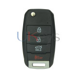 FCC NYODD4TX1306 Flip key shell 4 button for 2014 2015 Kia Optima P/N 95430-2T560